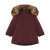 Color Kids Parka M. Fake Fur - Catawba Grape