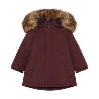 Color Kids Parka M. Fake Fur - Catawba Grape