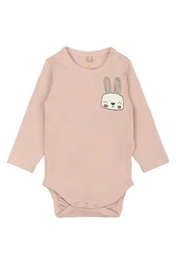 Långärmad Body Penelope - Adobe Rose | Kläder - Bodys & overaller - Långärmad body | BabyMode