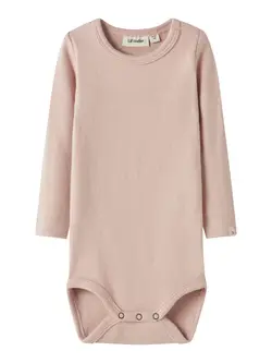 Thora Hir Body - Cameo Rose | Kläder - Bodys & overaller - Långärmad body | BabyMode