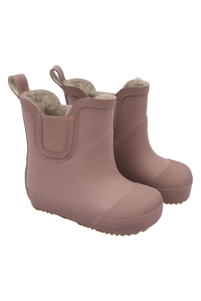 Mikk-Line Barefoot Vintergummistövlar Korta - Twilight Mauve - 19 | Barnkläder - Barnskor - Vinterstövlar | BabyMode