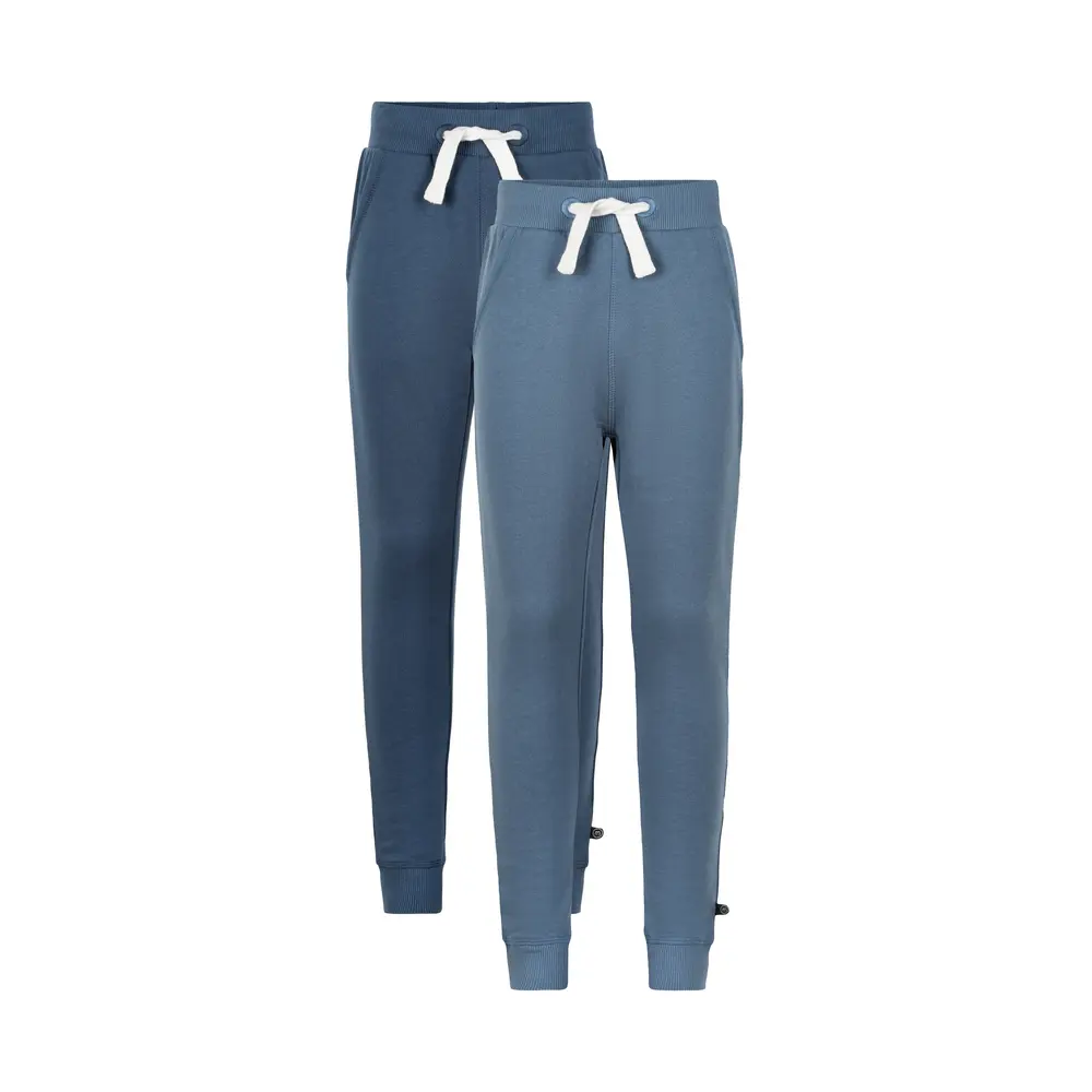 Joggingbyxor 2-pack - Blå - 134 | Barnkläder - Underdelar - Byxor | BabyMode