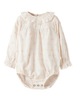 Långärmad Body Nethe - Pastel Parchment