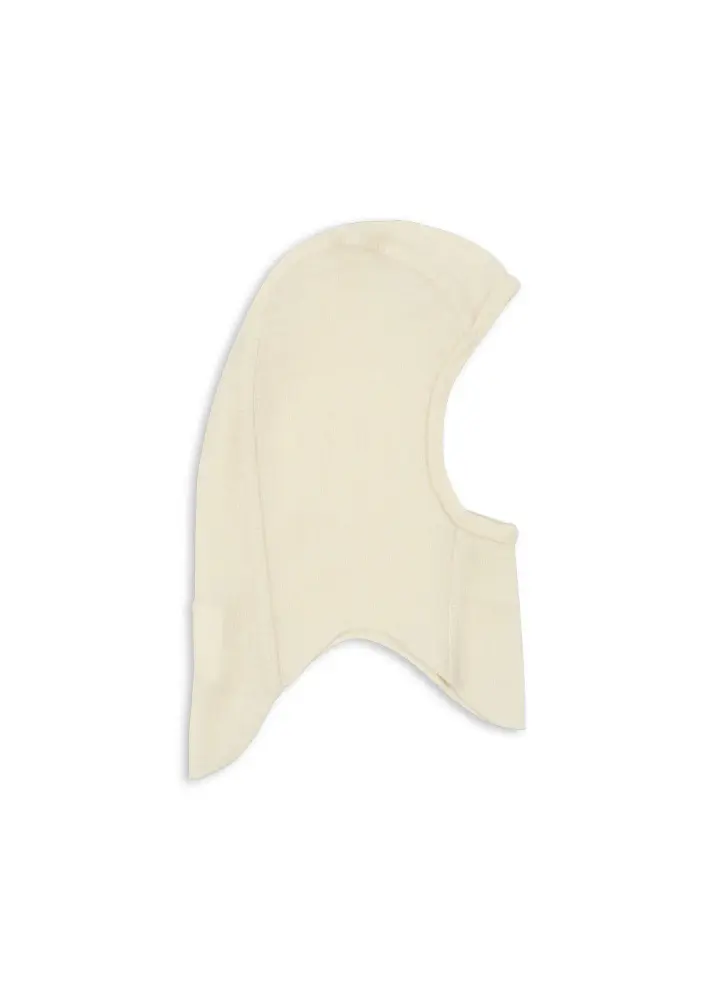 Fanga Erba Ull Balaclava - Beige Melange - 0-3 MDR. | Barnkläder - Mössor, vantar och tossor - Mössor & balaclavas | BabyMode