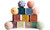 Babymassage Set med Stapelklossar 15 st