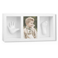Vanilla Copenhagen Hand- Och Fotavtryck 3D - Bildram – Toddler – Vit