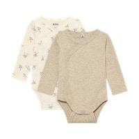 Wrap Body Langærmet (2-pak) - 2350