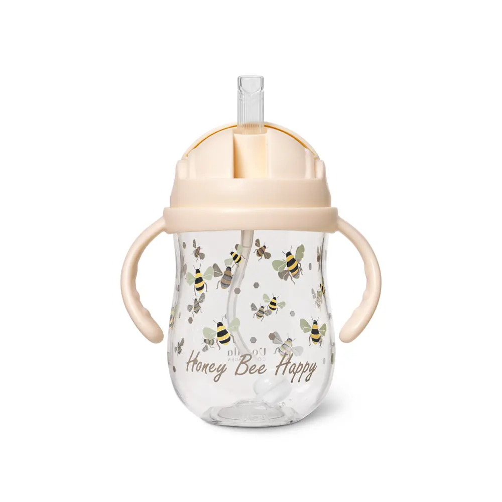 Sugrörsmugg - Tritan - Honeybee - 300 ml | Baby & Barn - Äta - Barnserviser | BabyMode