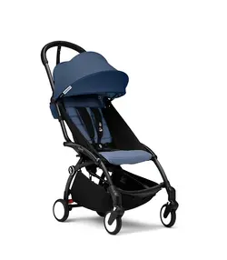YOYO³ Resevagn - Black/Air France Blue | Barnvagnar | BabyMode