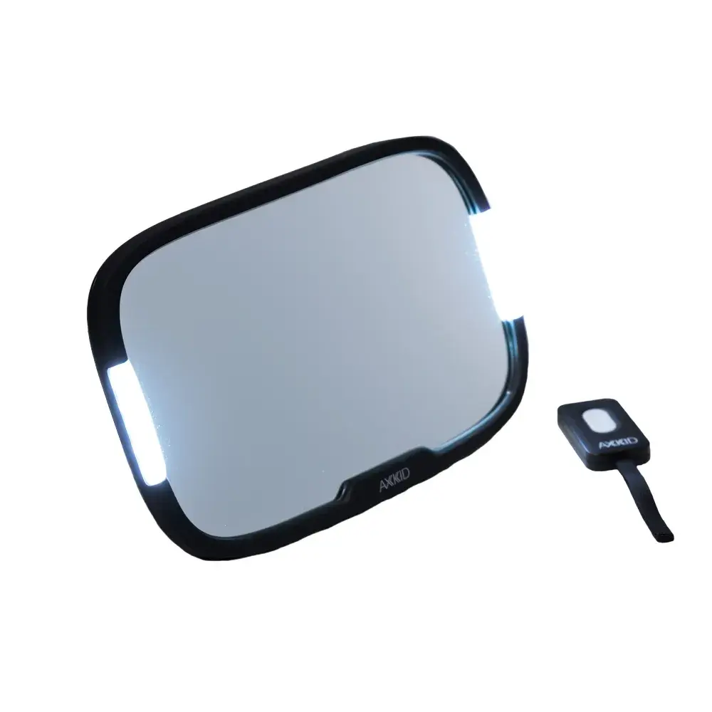 Axkid Spegel LED - Black | Bilbarnstolar - Bilbarnstolstillbehör - Bilspeglar | BabyMode