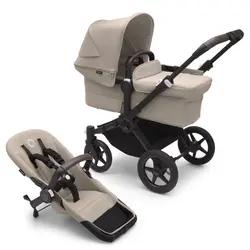 Donkey 5 Mono/Singelvagn Complete - Black/Desert Taupe | Barnvagnar - Syskon- & tvillingvagnar - Syskon/tvillingvagnar | BabyMode