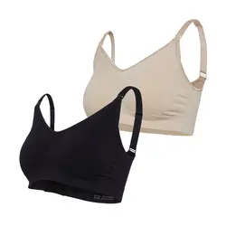 Graviditets- Och Amnings-BH Original 2-Pack - Beige/Svart | Graviditet & Amning - Amning - Amnings-BH | BabyMode