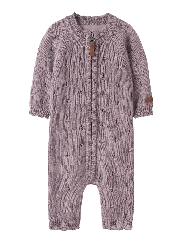 Name it Wrilla Ull Jumpsuit - Toadstool - 86