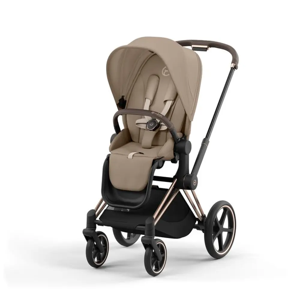 Priam Sittvagn - cozy beige/rosegold