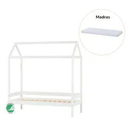 ECO Comfort Hussäng med madrass - 70x160 cm. - vit | Barnrum | BabyMode