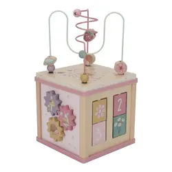 Aktivitetskub Fairy Garden - Rosa | Leksaker - Babyleksaker - Aktivitetsleksaker | BabyMode