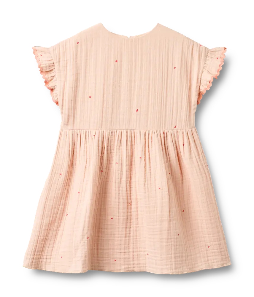 Thit Lace Klänning - Powder Hearts - 128 | Barnkläder - Toppar - Klänningar - Klänningar | BabyMode