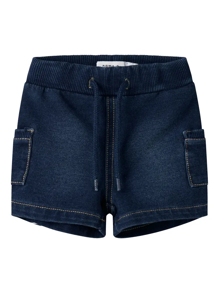 Silas Denim Biker Shorts - Dark Blue Denim - 86 | Barnkläder - Underdelar - Shorts | BabyMode