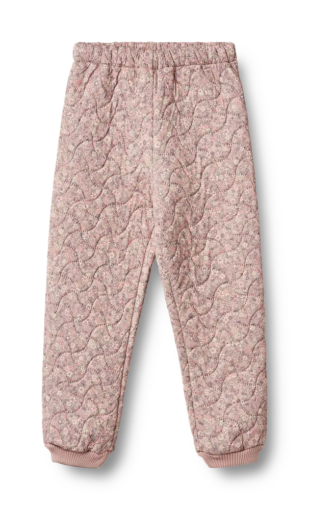Termobyxor Alex - Powder Flower Meadow - 128 | Barnkläder - Ytterplagg - Termokläder | BabyMode