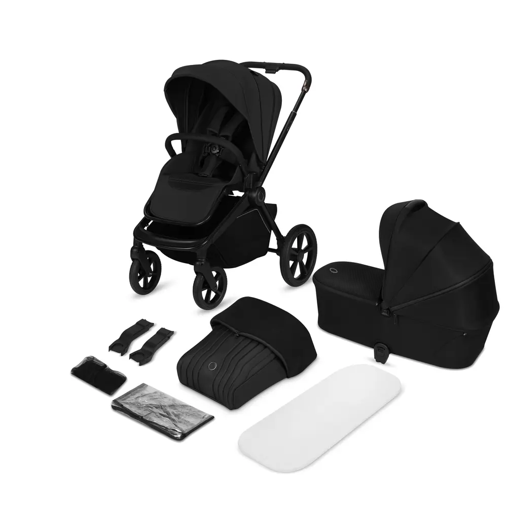 Lionelo Freya 2in1 Duovagn - Black Onyx | Barnvagnar - Barnvagnspaket | BabyMode