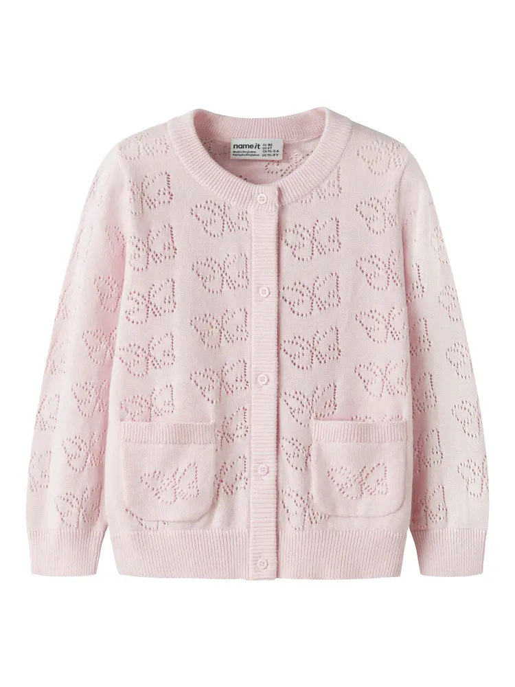Fiaja Kofta - Cradle Pink - 92 | Barnkläder - Toppar - Koftor, västar & tröjor | BabyMode