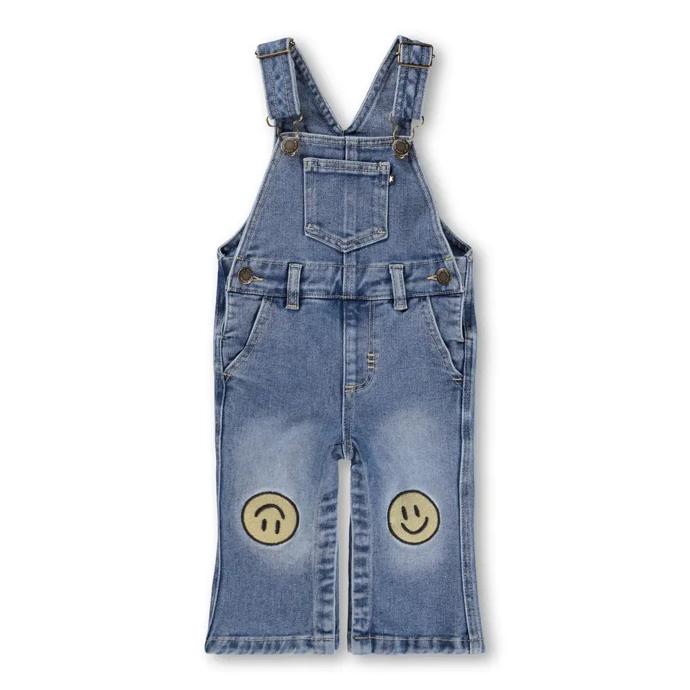 Stellan Overall - Vintage Blue - 86/92 | Barnkläder - Underdelar - Hängsel & jumpsuits | BabyMode