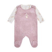 Fixoni Set m. Body och Velour Romper - Keepsake Lilac