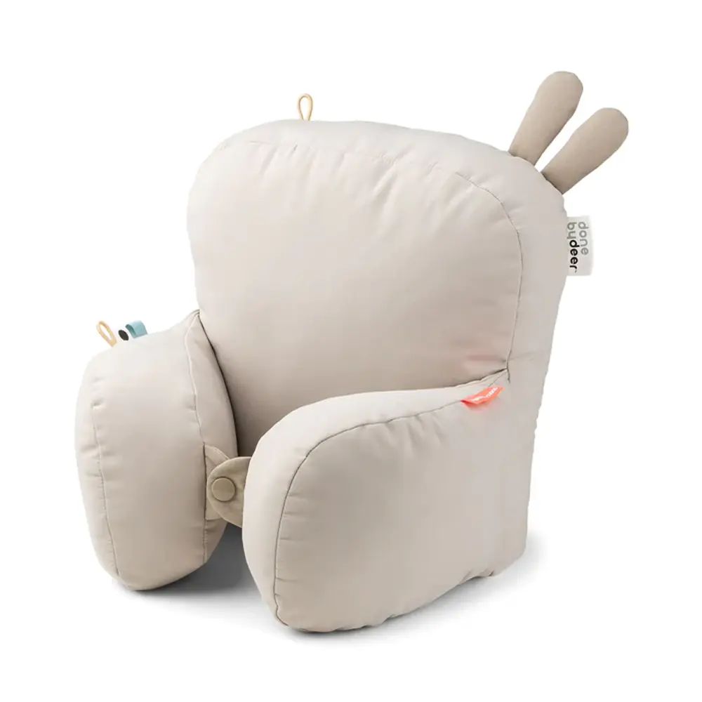 Done By Deer Lalee Barnvagnskudde - Sand | Barnvagnar - Barnvagnstillbehör - Barnvagnskuddar | BabyMode