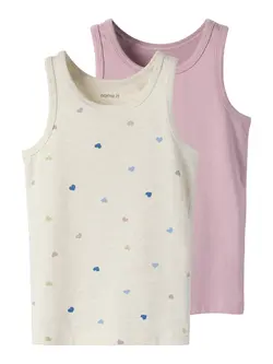 Tank Top 2-Pack - Peyote melange | Kläder - Underkläder & pyjamas - Underkläder | BabyMode