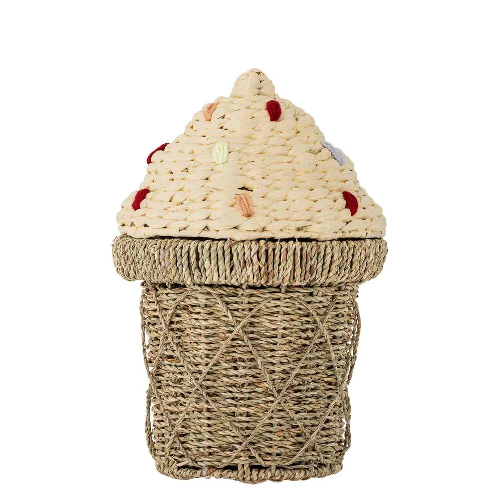 Bloomingville Mini Cillie Korg Med Lock - Natur | Barnrum - Förvaring - Förvaringskorgar | BabyMode
