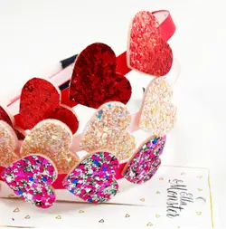 Hårband Sugar Heart 3 färger | Kläder - Temakläder - Festkläder & tillbehör - Håraccessoarer | BabyMode