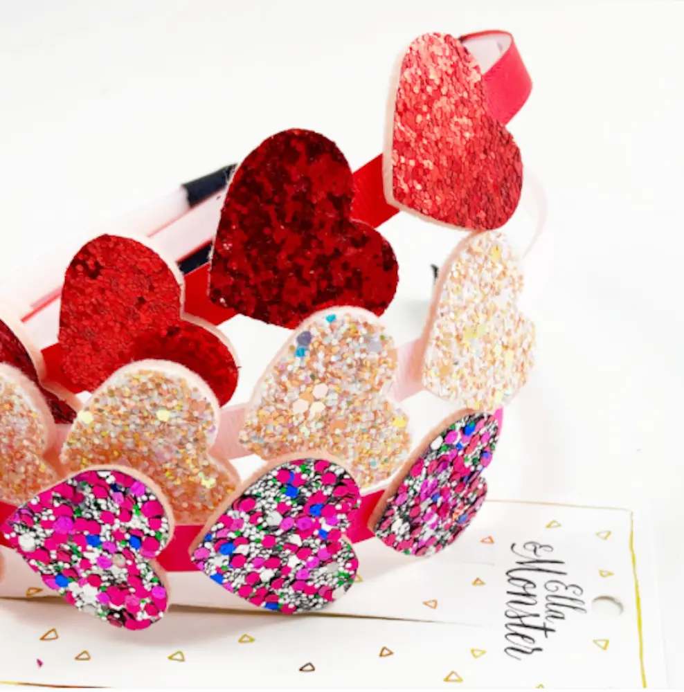 Hårband Sugar Heart 3 färger | Barnkläder - Temakläder - Festkläder & tillbehör - Håraccessoarer | BabyMode