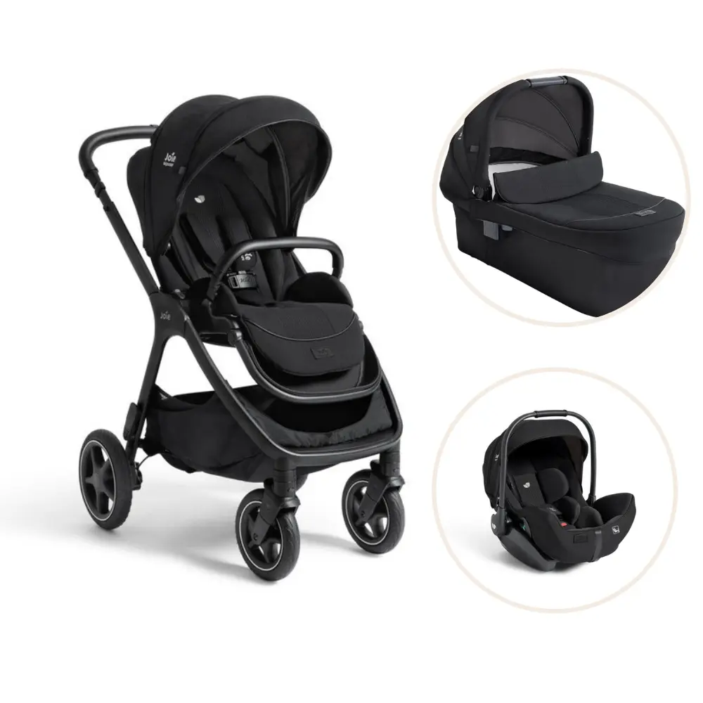 Joie Finiti Duovagn Inkl. I-Level Pro Babyskydd - Eclipse | Barnvagnar - Barnvagnspaket | BabyMode