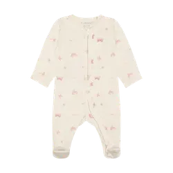 Jumpsuit m. Fot - Bleached Mauve | Kläder - Bodys & overaller - Jumpsuit med fot | BabyMode
