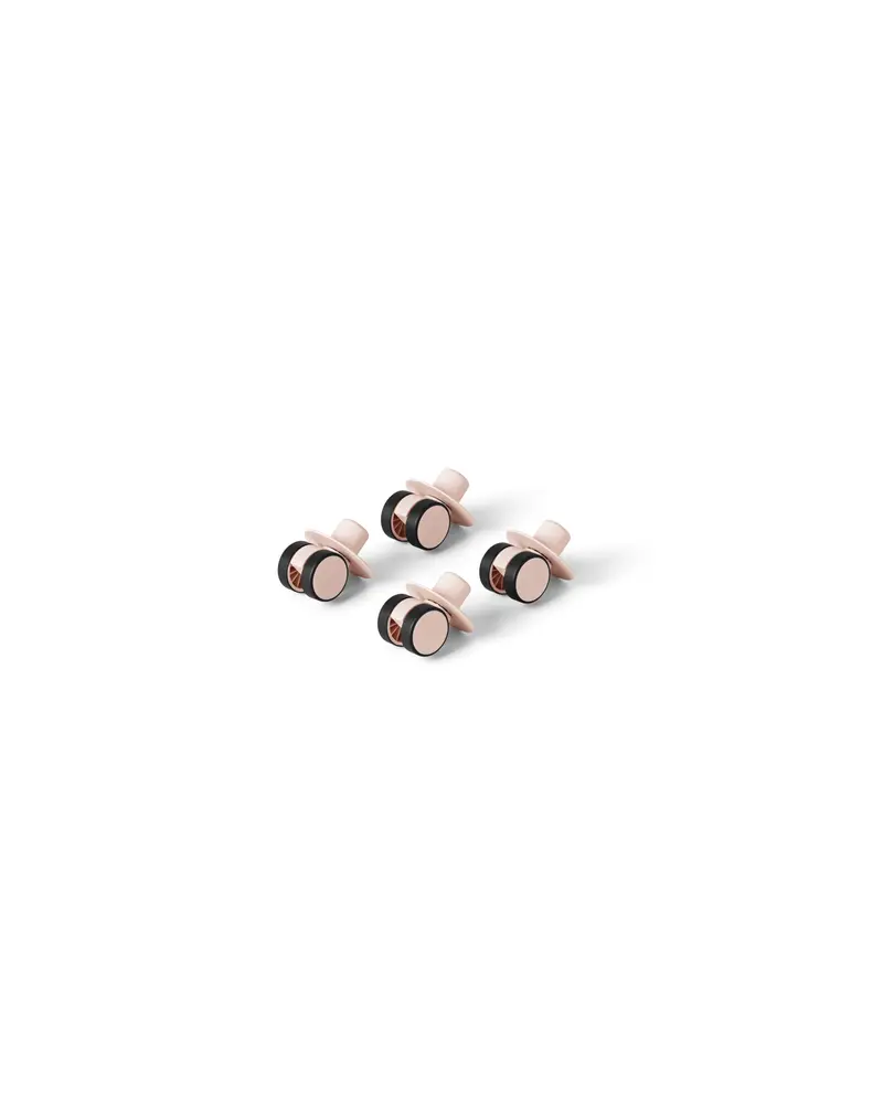 4 x Swirly Wheels - Soft Rose | Leksaker - Aktivitetsleksaker - Motorikleksaker | BabyMode