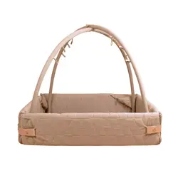 Aktivitetsnest Quiltad - Beige | Leksaker - Babyleksaker - Babygym & Aktivitetsmattor | BabyMode