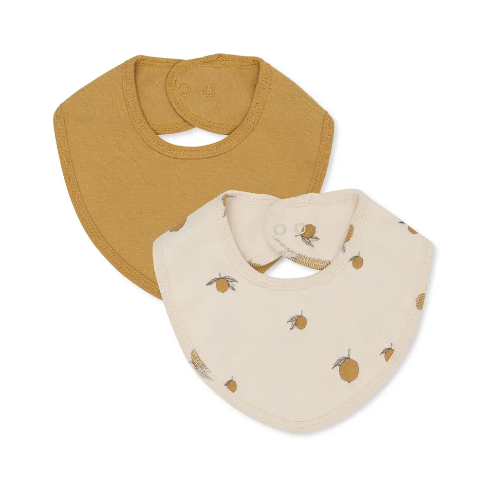 Dregglisar 2-pack - Lemon - ONE SIZE | Barnkläder - Tillbehör accessoarer - Dregglisar | BabyMode