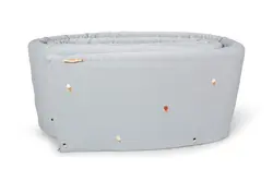 Spjälskydd - Pearl Blue | Barnrum - Textilier - Spjälsängsskydd | BabyMode