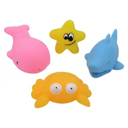 Badleksaker Koralldjur 4-pack | Baby & Barn - Sköta - Badkar & badtillbehör | BabyMode