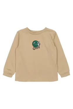 Långärmad Tröja Patton - Humus | Kläder - Toppar - Koftor, västar & tröjor | BabyMode