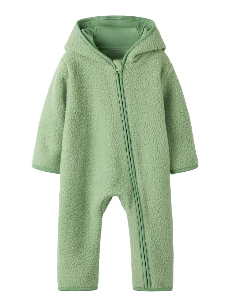 Name It Olane Teddy Vinteroverall - Basil - 62
