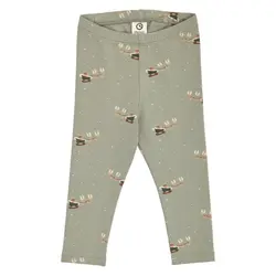 Leggings Christmas - Shadow/ Deep Green/ Balsam Cream | Kläder - Underdelar - Leggings | BabyMode