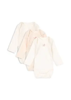 Fio Långärmad Body 3-Pack - Blush Mix | Kläder - Bodys & overaller - Långärmad body | BabyMode