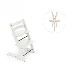 Tripp Trapp inkl. Sele - Vit | Baby & Barn | BabyMode