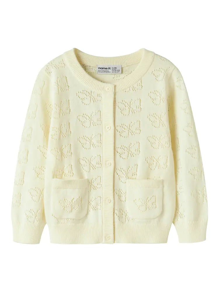 Fiaja Kofta - Pear Sorbet - 104 | Barnkläder - Toppar - Koftor, västar & tröjor | BabyMode