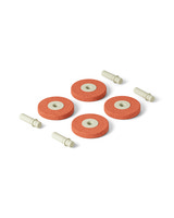 4 x Foam wheels Burnt Orange / Dusty Green