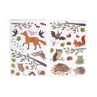 Väggklistermärken - Skogens djur