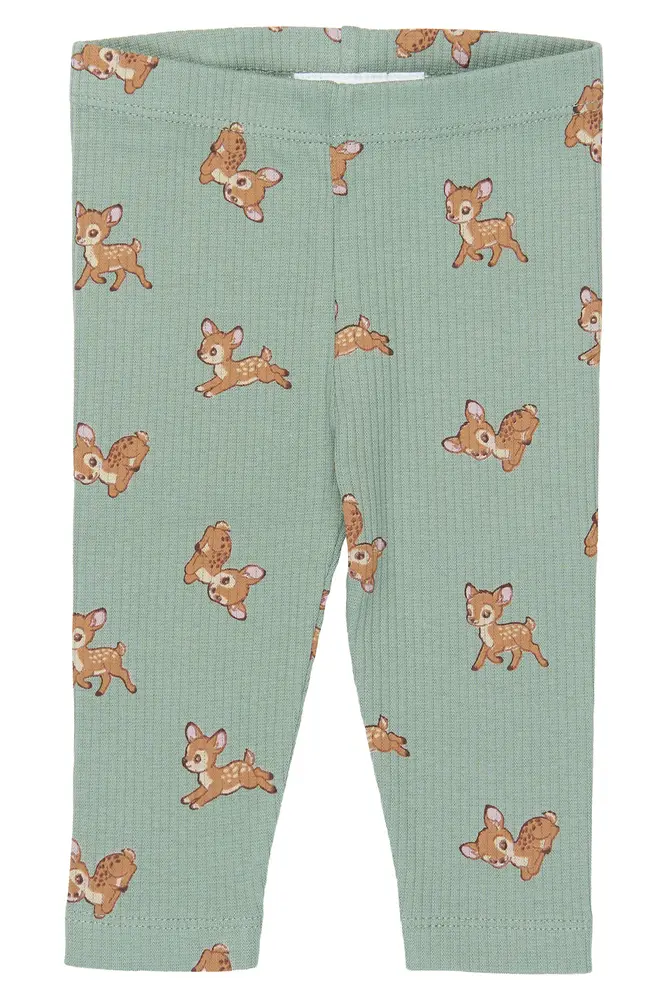 The New Siblings Yambu Rib Leggings - Lily Pad AOP - 56
