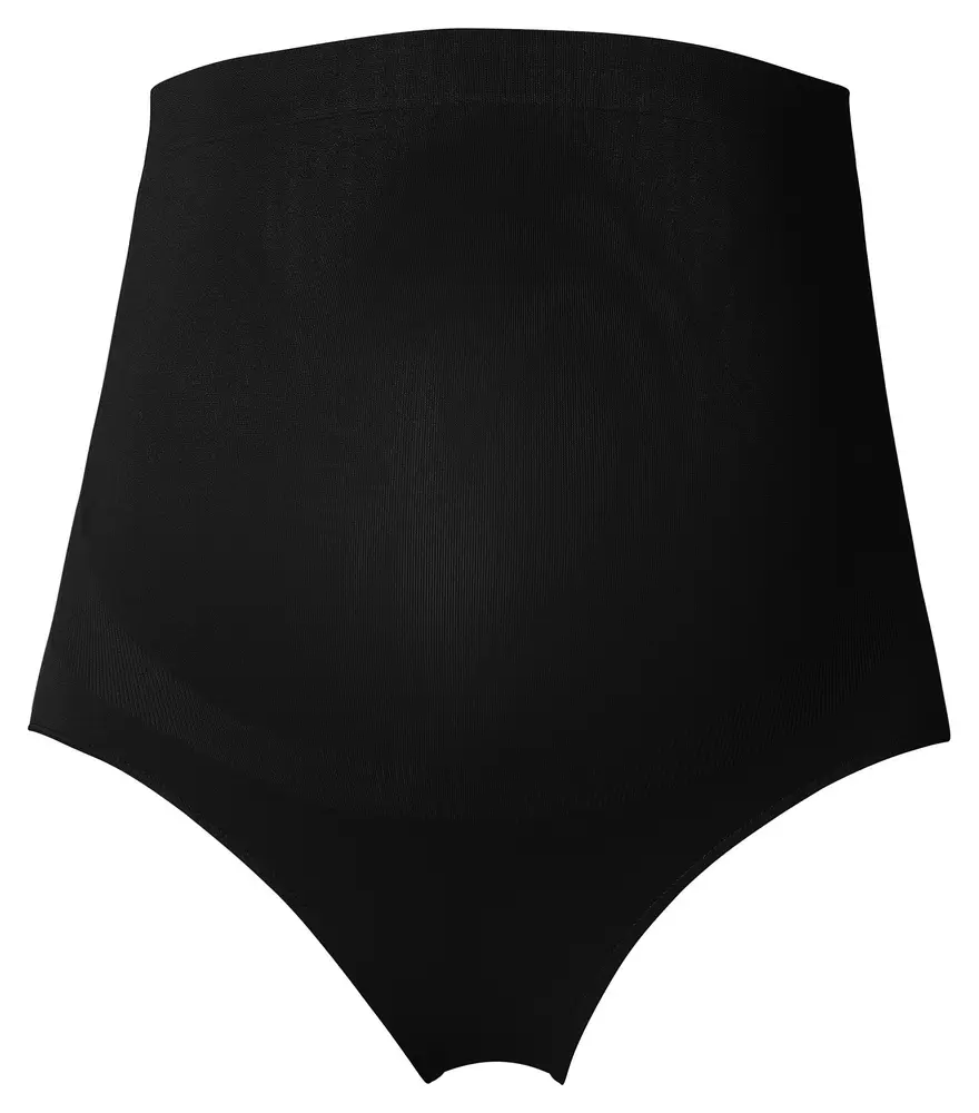 Nisa Sömlös kort graviditetsbyxa - Black - M\L | Graviditet & Amning - Gravidkläder - Jeans, byxor & shorts | BabyMode