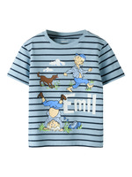 Miall Emil T-Shirt - Blue fog